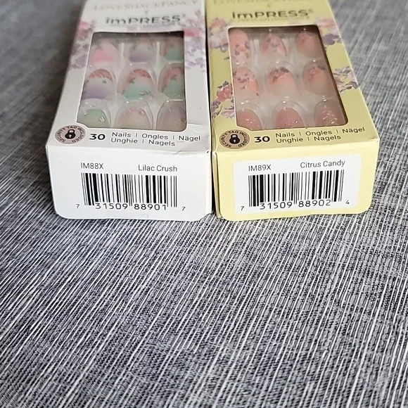 2 Packs imPRESS X LoveShackFancy Press On Nails Limited Edition New - Picture 4 of 5